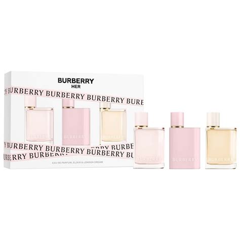 burberry mini burberry her perfume set|burberry aftershave gift set.